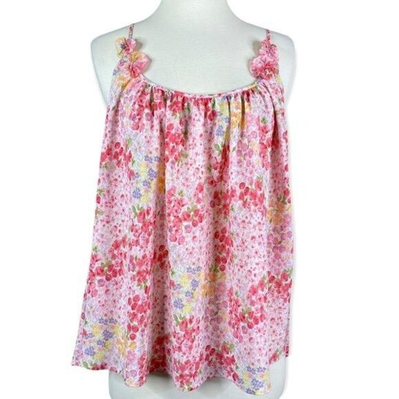 Oscar de la Renta Sleepwear Other - Oscar De La Renta Floral Camisole Sleep Top Size Large